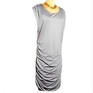 Funky Knit Dress With Fancy (Rouching?)